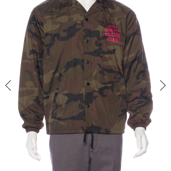 Anti Social Social Club Camouflage Jacket - Picture 1 of 2